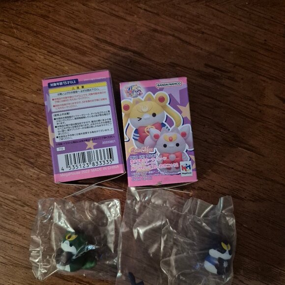 Megahouse Sailor Moon Mega Cat blind box gashapon from Japan Saturn & Pluto - Picture 2 of 13